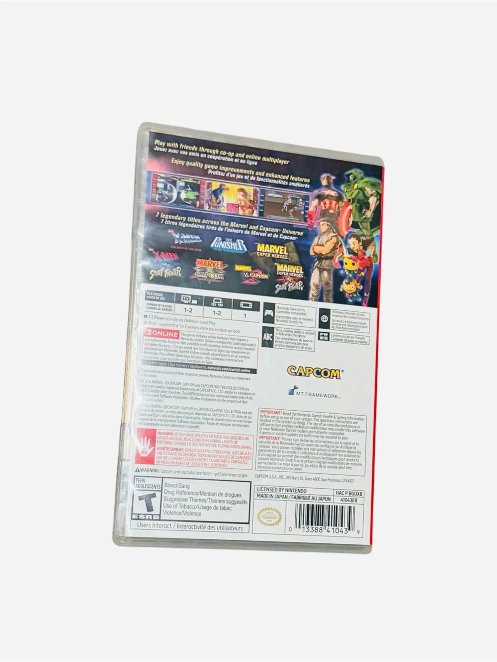 Marvel vs. Capcom Fighting Collection: Arcade Classics Nintendo Switch